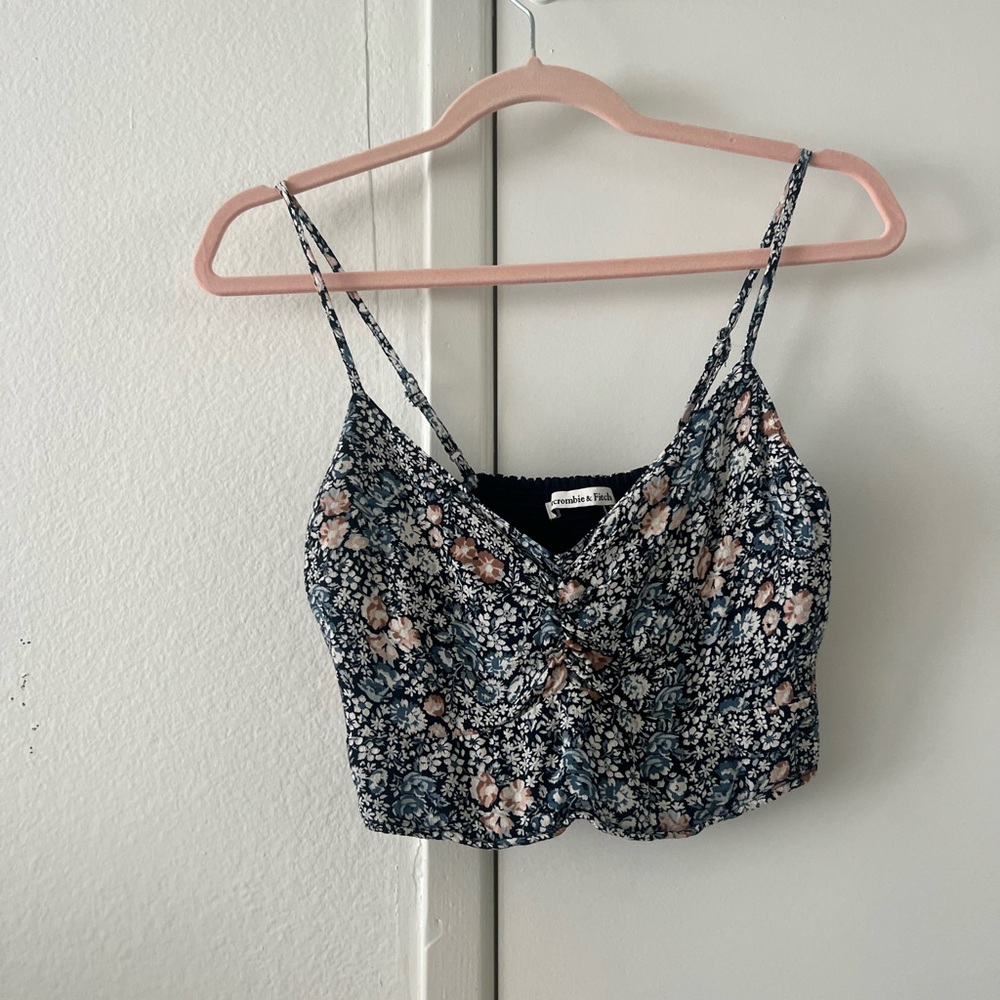Abercrombie & Fitch Navy Floral Camisole